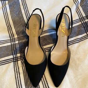 Unisa Black Slingback Heel